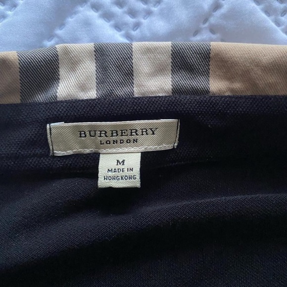 Long Sleeve Burberry Collared Shirt - Picture 2 of 2